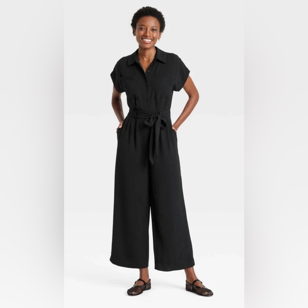 Women's Short Sleeve Jumpsuit - A New Day NWT L